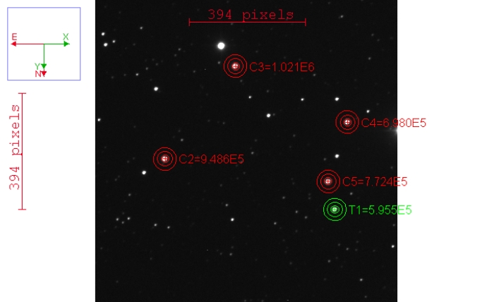 Chart - TrES-1, JD 2459713.51391