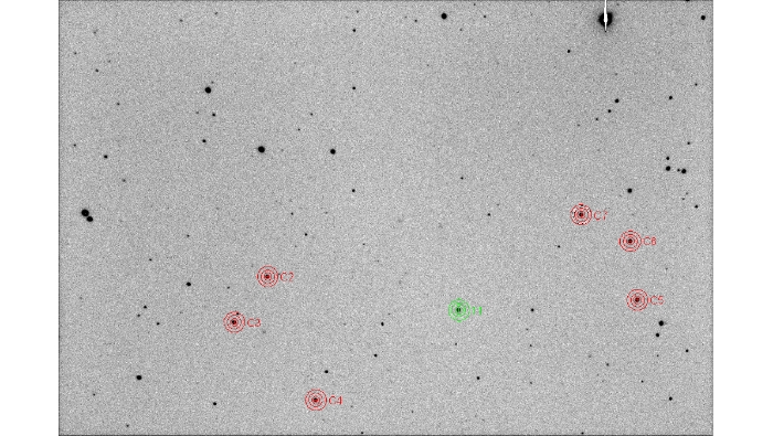 Chart - WASP-92, JD 2459745.38540