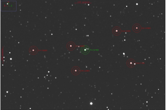 Chart - WASP-3, JD 2459791.39048