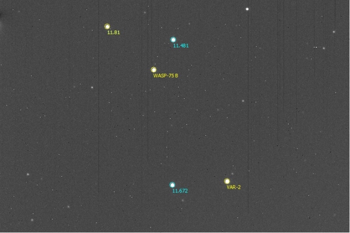 Chart - WASP-75, JD 2459789.69411