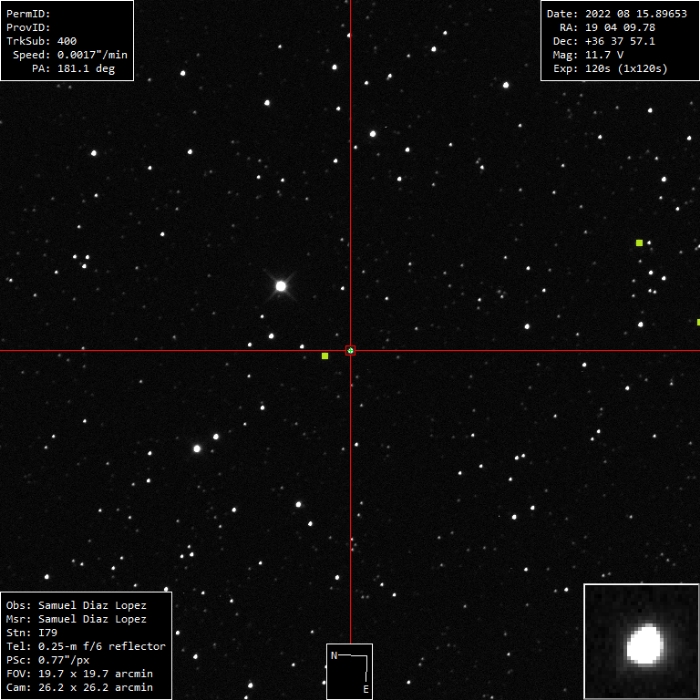 Chart - TrES-1, JD 2459807.40611