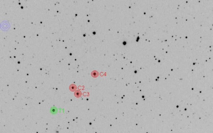 Chart - WASP-153, JD 2459824.31116