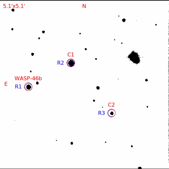 Chart - WASP-46, JD 2459810.68102
