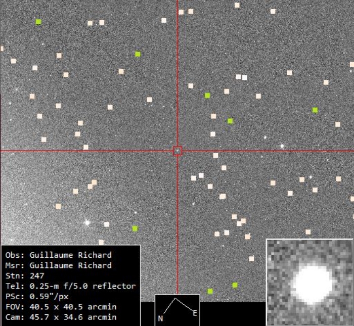 Chart - WASP-10, JD 2459890.70266