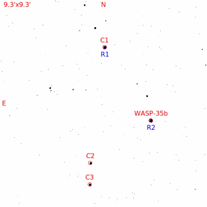 Chart - WASP-35, JD 2459900.72539