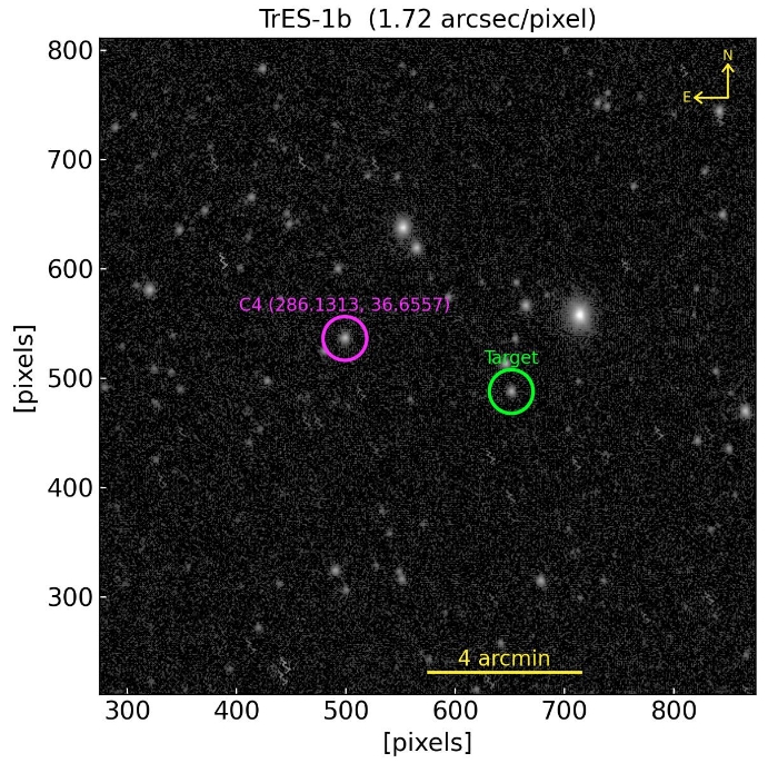 Chart - TrES-1, JD 2459513.48976