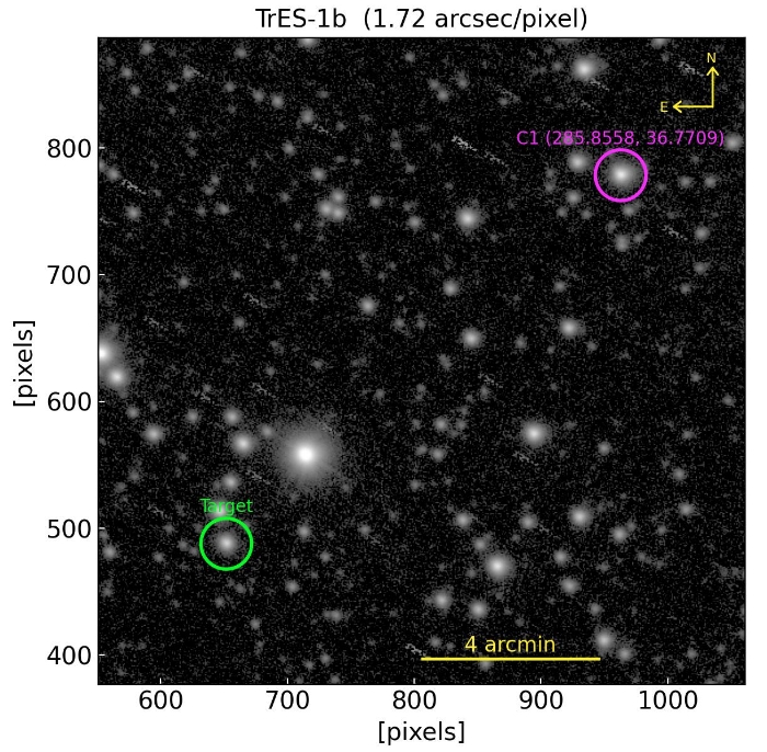 Chart - TrES-1, JD 2459516.53035