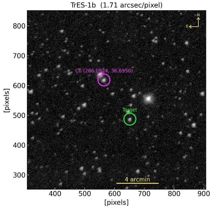 Chart - TrES-1, JD 2459831.61872