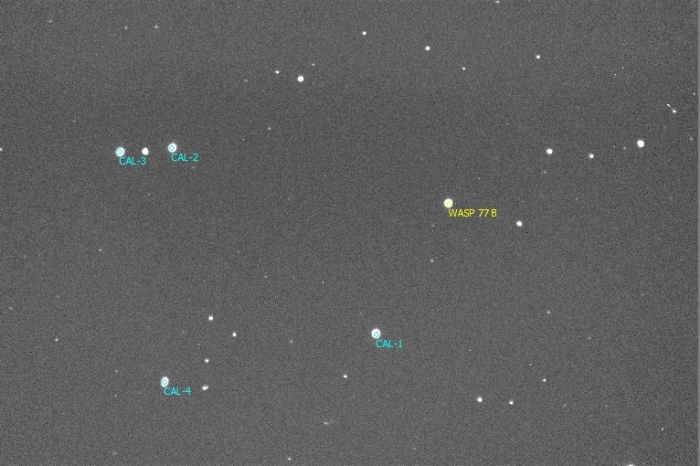 Chart - WASP-77, JD 2459942.29417