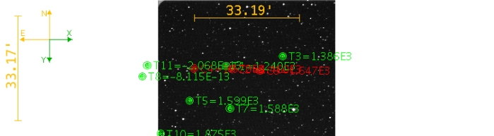 Chart - WASP-36, JD 2459620.71650