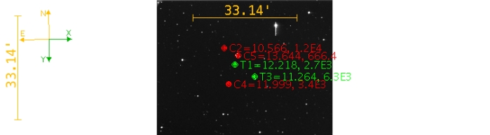 Chart - WASP-52, JD 2459912.58792