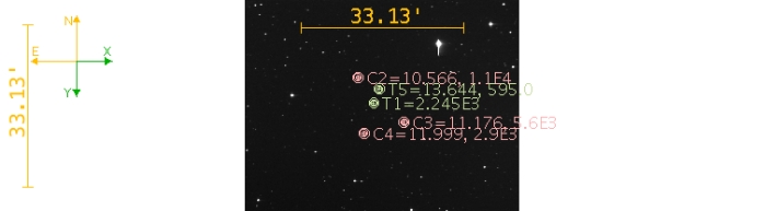 Chart - WASP-52, JD 2459527.63765