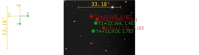 Chart - WASP-52, JD 2459940.58319