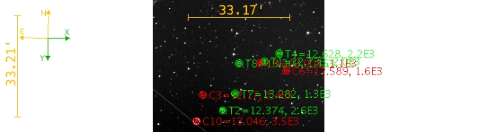 Chart - TrES-3, JD 2459300.86683