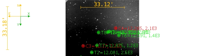 Chart - TrES-3, JD 2459364.87284