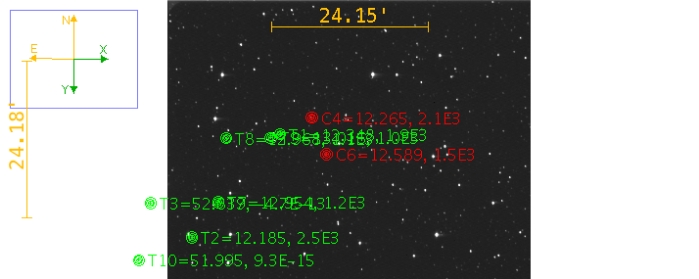 Chart - TrES-3, JD 2459671.85206