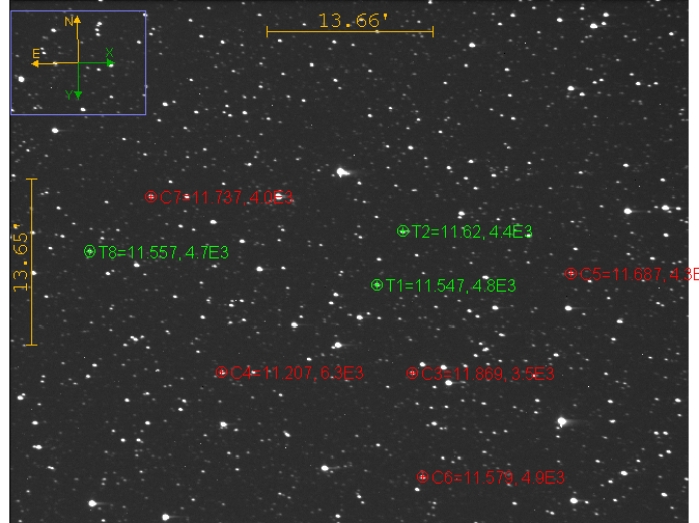 Chart - WASP-12, JD 2459962.69800