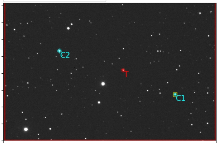 Chart - Gaia-2, JD 2459988.25820