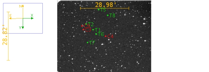 Chart - WASP-43, JD 2460043.60637