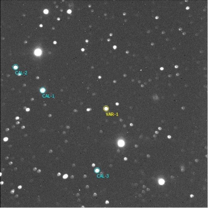 Chart - WASP-103, JD 2460051.54730