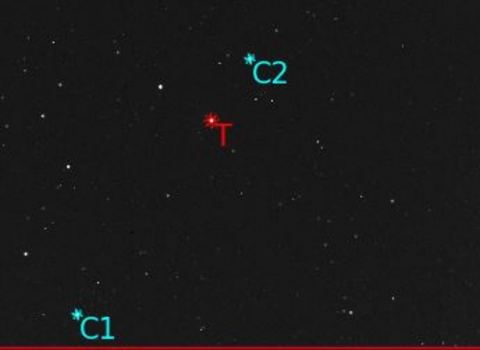 Chart - KELT-24, JD 2460050.38238