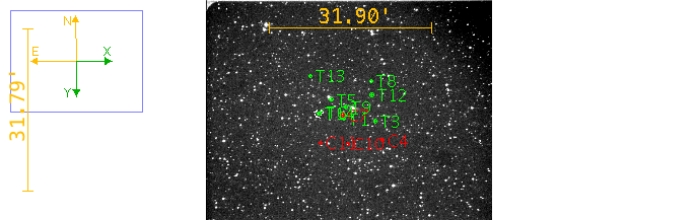 Chart - TrES-1, JD 2460049.82332