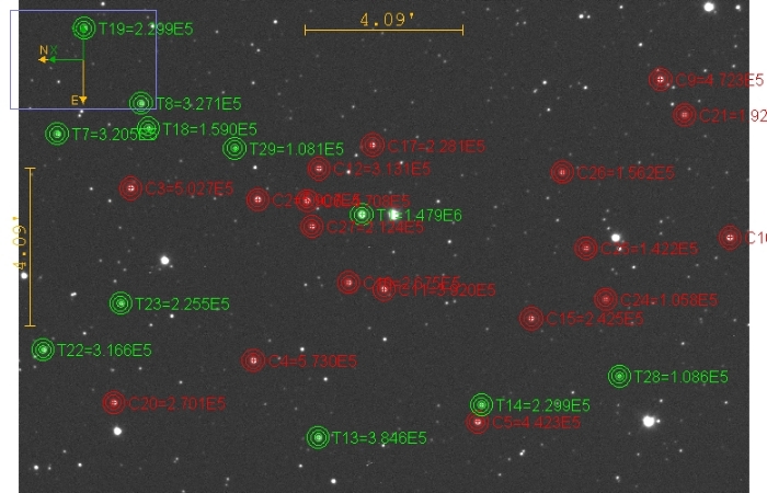 Chart - HAT-P-56, JD 2460039.31274