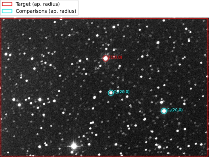 Chart - HD 17156, JD 2459169.59853