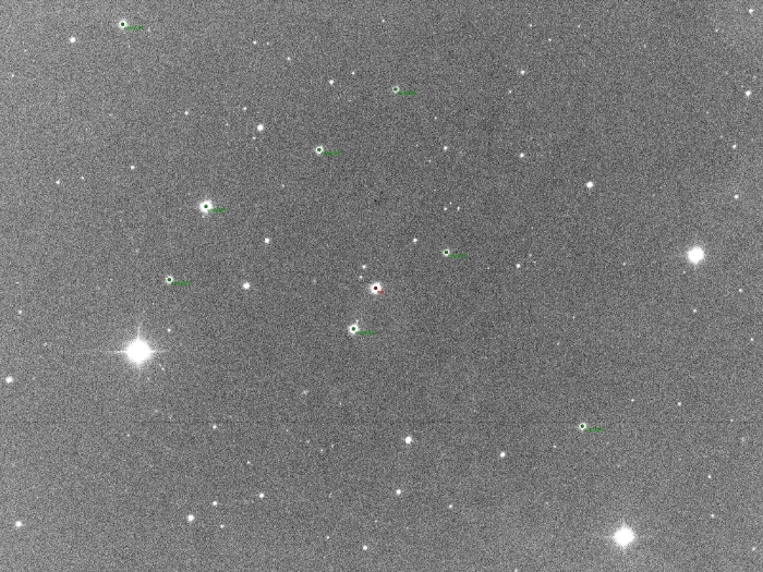 Chart - WASP-4, JD 2460082.78067