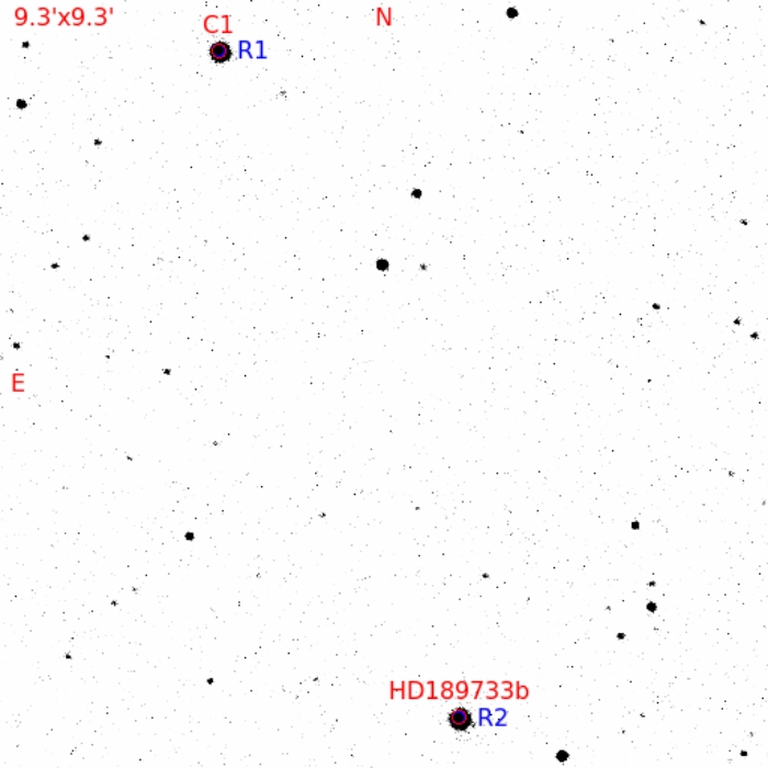 Chart - HD189733, JD 2460089.84688