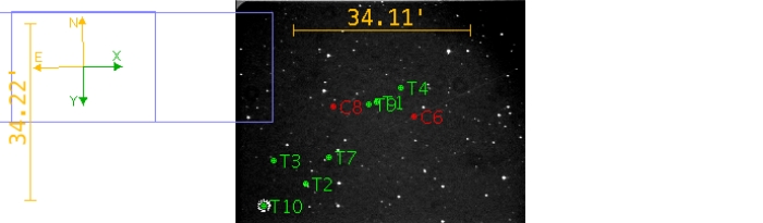 Chart - TrES-3, JD 2460119.87199