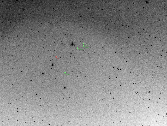 Chart - WASP-103, JD 2460128.35785