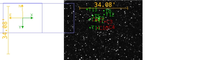 Chart - TrES-1, JD 2460134.66436