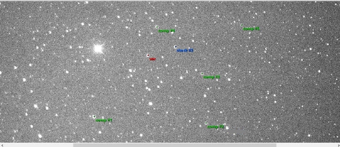 Chart - WASP-58, JD 2459438.42918