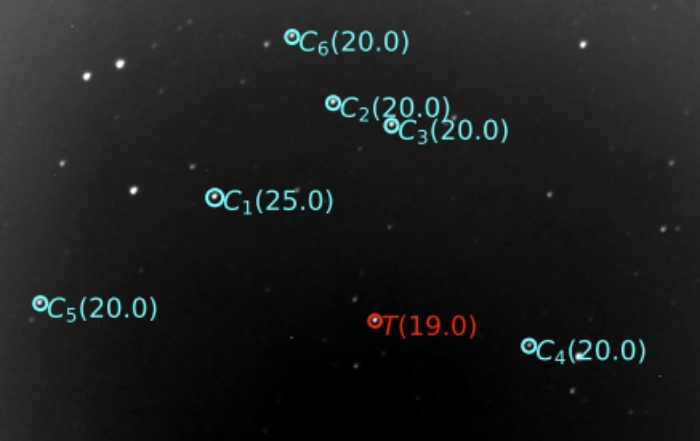 Chart - WASP-176, JD 2460152.39031