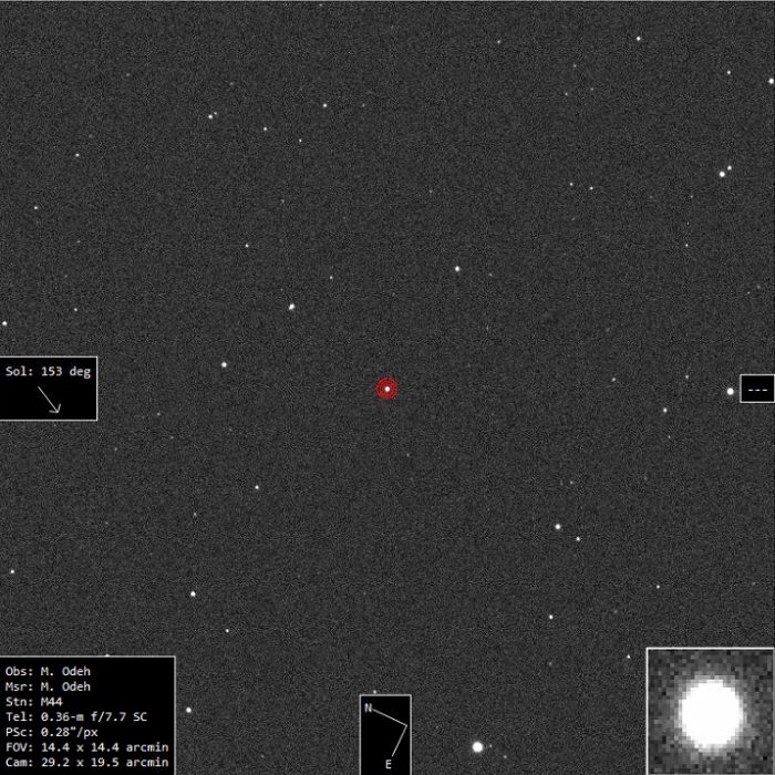 Chart - WASP-2, JD 2460166.16631