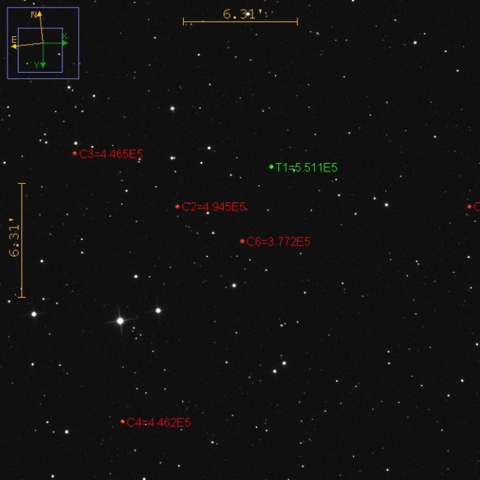 Chart - WASP-10, JD 2460184.51555