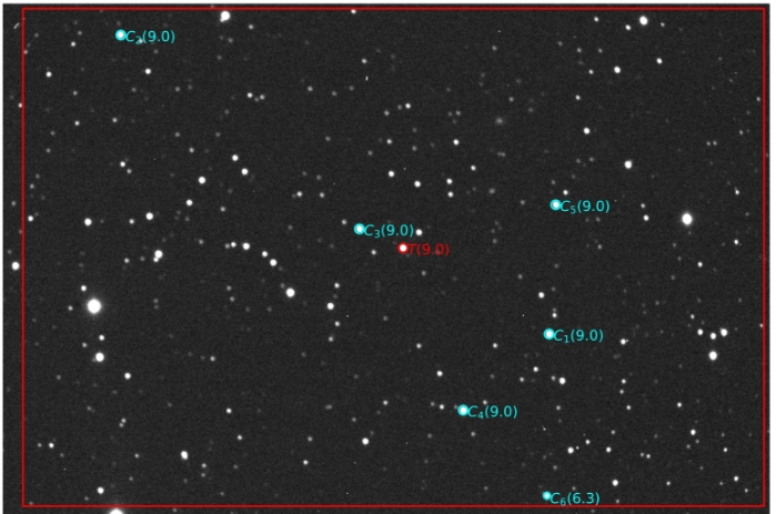 Chart - TrES-3, JD 2460194.31029
