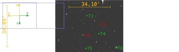 Chart - WASP-52, JD 2460211.79995