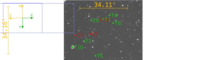 Chart - TrES-3, JD 2460212.58912