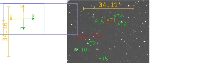 Chart - TrES-3, JD 2460212.60340