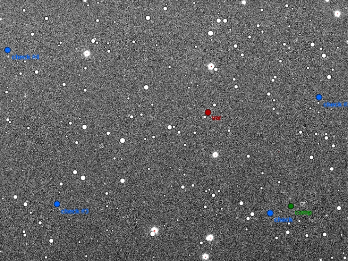 Chart - WASP-1, JD 2455850.27647