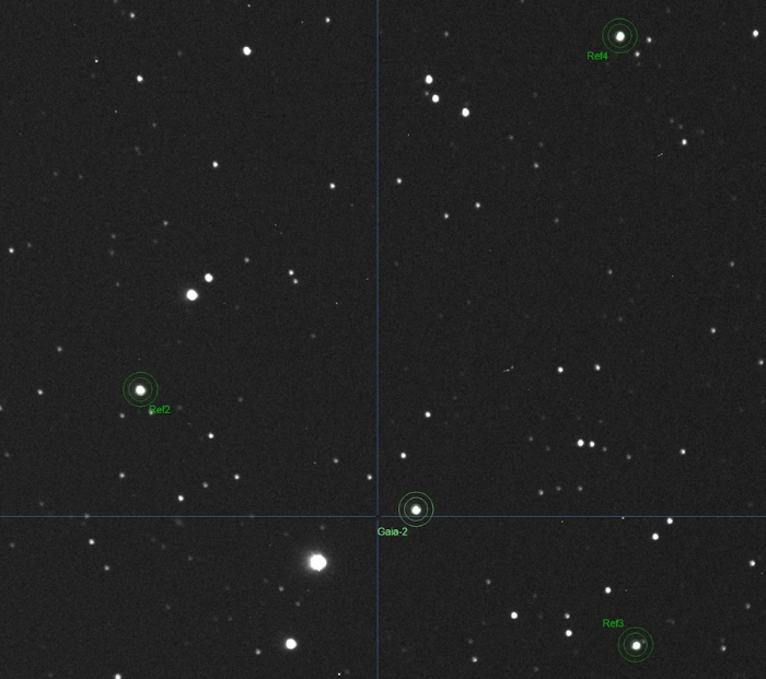 Chart - Gaia-2, JD 2460213.43631