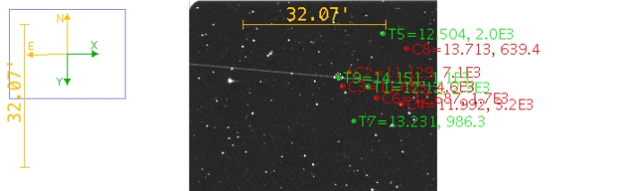 Chart - WASP-43, JD 2460303.92042