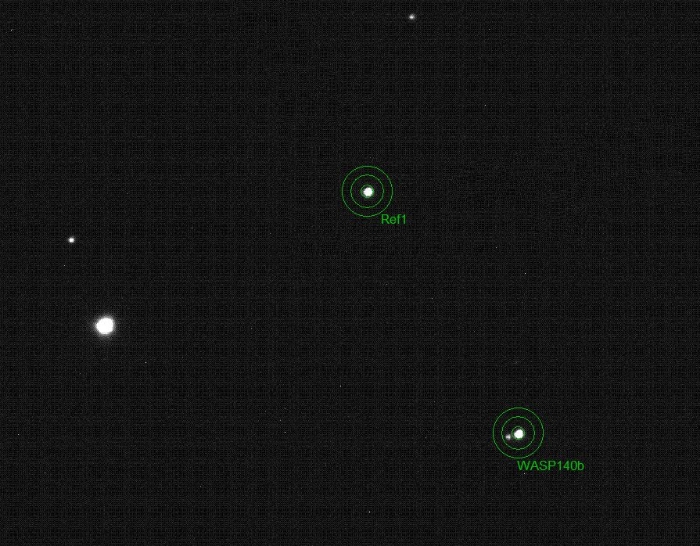 Chart - WASP-140, JD 2460306.52790