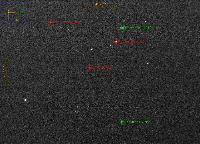 Chart - WASP-50, JD 2460321.17326