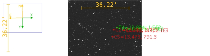 Chart - WASP-36, JD 2460321.75300