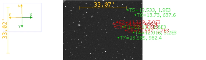 Chart - WASP-43, JD 2460325.88124