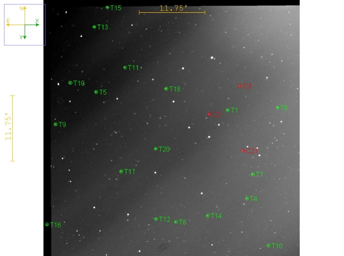 Chart - WASP-12, JD 2460341.34325