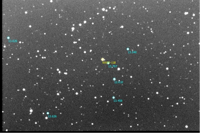 Chart - WASP-11, JD 2460343.31166